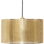 Złote Lampy wiszące w stylu skandynawskim marki Hübsch 