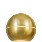 Lampa wisząca w stylu art deco złota 50 cm - Plasterek