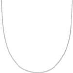 Łańcuszkowy naszyjnik w srebrnym tonie 2 mm