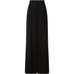 Czarne Szerokie spodnie damskie marki Calvin Klein w rozmiarze S 