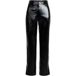 Czarne Eleganckie spodnie damskie marki Karl Lagerfeld w rozmiarze S 