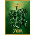 Legenda Zelda nadruk na płótnie "Link", bawełna, w
