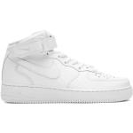 Białe Wysokie sneakersy amortyzujące marki Nike Air Force 1 w rozmiarze 45,5 