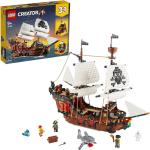 Klocki z motywem łodzi marki Lego Creator o tematyce piratów i korsarzy 