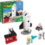 Klocki marki Lego Duplo o tematyce astronautów i przestrzeni kosmicznej 