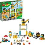Klocki marki Lego Duplo o tematyce budowy 