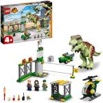 Klocki z motywem dinozaurów marki Lego Jurassic World o tematyce dinozaurów i pradawnych czasów 