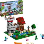 Klocki marki Lego Minecraft o tematyce rycerzy i zamków 