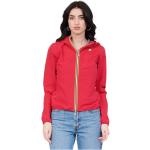 Czerwone Kurtki wiosenne & jesienne damskie marki K-WAY w rozmiarze XL 