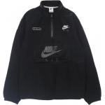 Czarne Kurtki wiosenne & jesienne męskie z podszewką marki Nike w rozmiarze XL 