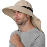 Khaki Letnie kapelusze damskie safari bawełniane Rozmiar: 60 
