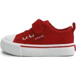 Czerwone Buty do chodzenia dla dziewczynek eleganckie marki LEVI´S w rozmiarze 24 