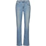 Niebieskie Proste jeansy damskie o szerokości 26 marki LEVI´S 