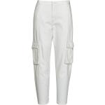 Białe Spodnie bojówki damskie luźne o szerokości 24 marki LEVI´S 