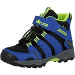 Niebieskie Buty trekkingowe wysokie dla chłopców sportowe marki Lico w rozmiarze 29 