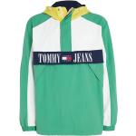 Zielone Kurtki na zamek męskie eleganckie marki Tommy Hilfiger w rozmiarze S 