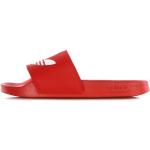 Czerwone Japonki męskie na lato marki adidas w rozmiarze 39 