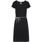 Czarne Sukienki z krótkim rękawem damskie z krótkimi rękawami na lato marki Loap w rozmiarze M 