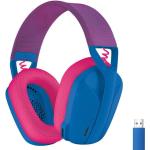 Niebieskie Słuchawki bezprzewodowe marki Logitech Bluetooth 3D 