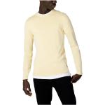 Żółte Koszulki męskie z długimi rękawami na wiosnę marki Only & Sons w rozmiarze XL 