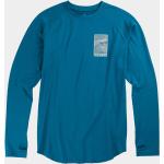 Przecenione Niebieskie Koszulki męskie z długimi rękawami marki Burton Tech w rozmiarze L 