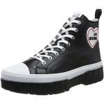 Czarne Sneakersy damskie na wiosnę marki MOSCHINO w rozmiarze 41 
