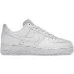 Białe Sneakersy sznurowane marki Nike Air Force 1 w rozmiarze 45,5 