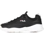 Czarne Niskie sneakersy pikowane eleganckie marki Fila Ray w rozmiarze 44 