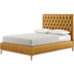 Łóżko Marlon 140x200 cm z pikowanym zagłówkiem