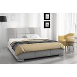 Łóżka z pojemnikiem tapicerowane w nowoczesnym stylu marki ELIOR 