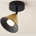 Przecenione Czarne Lampy sufitowe z kloszem w nowoczesnym stylu - gwint żarówki: GU10 
