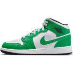Zielone Buty do koszykówki damskie sportowe z zamszu marki Nike Jordan w rozmiarze 40 