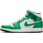 Zielone Buty do koszykówki męskie eleganckie z zamszu marki Nike Jordan w rozmiarze 44,5 