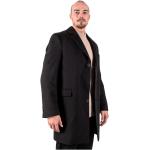 Czarne Płaszcze męskie eleganckie marki Drykorn w rozmiarze XL 