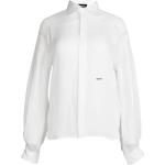 Białe Bluzki jedwabne damskie jedwabne marki D'squared2 w rozmiarze S 