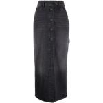 Długie spódnice damskie dżinsowe maxi na zimę marki Courreges w rozmiarze L 