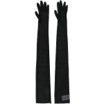 Czarne Rękawiczki zimowe damskie marki Dries van Noten w rozmiarze M 