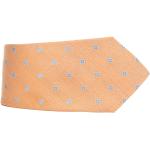Pomarańczowe Krawaty jedwabne marki KITON w rozmiarze uniwersalnym 