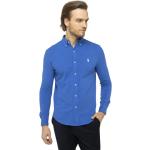 Niebieskie Koszule w stylu casual marki Ralph Lauren 