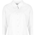Białe Bluzki z kołnierzykiem damskie z rękawami 3/4 bawełniane marki Silvian Heach w rozmiarze M 