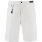 Białe Krótkie spodnie męskie w stylu casual marki PAUL & SHARK w rozmiarze S 