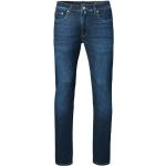 Niebieskie Jeansy rurki męskie Tapered fit z motywem Lyonu dżinsowe o szerokości 38 o długości 34 marki Pierre Cardin Lyon 