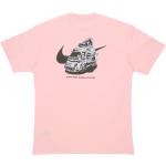 Różowe Koszulki sportowe męskie z krótkimi rękawami marki Nike w rozmiarze XL 