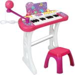 MaDe pianino elektryczne z mikrofonem i stojakiem