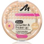 Manhattan Clearface 2in1 Powder & Make Up kompaktowy puder 11 g Nr. 77 - Natural