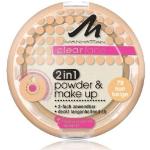 Manhattan Clearface 2in1 Powder & Make Up kompaktowy puder 11 g Nr. 79 - Sun Beige