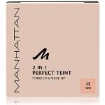 Manhattan Perfect Teint Powder & Make up kompaktowy podkład 9 g Nr. 17 - Rose