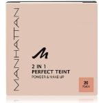 Manhattan Perfect Teint Powder & Make up kompaktowy podkład 9 g Nr. 20 - Peach