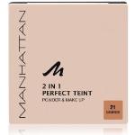 Manhattan Perfect Teint Powder & Make up kompaktowy podkład 9 g Nr. 21 - Sunbeige