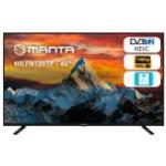 Czarne Smart TV marki Manta 1280x720 (HD ready) z formatem ekranu 16:9 